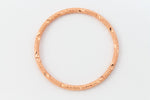 34mm Bright Copper 12 Gauge Closed Soldered Diamond Cut Link #CCF163-General Bead