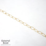 8mm x 16.5mm Matte Gold Oval Link Chain CC209-General Bead