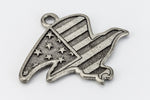 20mm Antique Silver American Eagle Charm #CHA024-General Bead