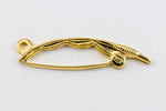 20mm Gold Fishing Pole Charm #CHA078-General Bead