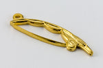 20mm Gold Fishing Pole Charm #CHA078-General Bead