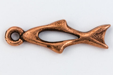 20mm Copper Fish Charm (2 Pcs) #CHA163-General Bead