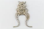 30mm Silver Monster Face #CHB100-General Bead