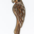 55mm Antique Silver Parrot Charm (Right or Left) #CHA115-General Bead