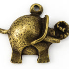 18mm Antique Brass Elephant Charm #CHC142-General Bead