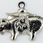 16mm Silver Guinea Pig Charm #CHC151-General Bead