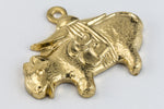 16mm Gold Guinea Pig Charm #CHD151-General Bead