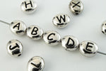 6mm x 5mm Antique Silver Tierracast Pewter Letter "Q" Bead #CKQ237-General Bead