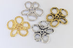 25mm Antique Silver Tierracast Intermix Five Rings Link (10 Pcs) #CK454-General Bead