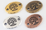 20mm Antique Silver Tierracast Bird in a Tree Link (15 Pcs) #CK491-General Bead