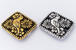 15mm Antique Silver Tierracast Paloma Link (10 Pcs) #CK492-General Bead