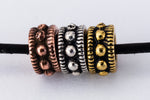 6mm Antique Silver TierraCast Rococo Round Bead (20 Pcs) #CK664-General Bead