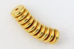 7mm Bright Gold Tierracast Heishi Disc #CKA095-General Bead