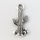 20mm Antique Silver Tierracast Pewter Saguaro Cactus Charm #CKA196-General Bead