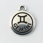 19mm Antique Silver Tierracast Pewter Gemini Charm #CKA222-General Bead