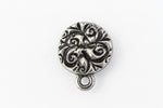 12mm Antique Pewter Tierracast Pewter Jardin Ear Post #CKA309-General Bead