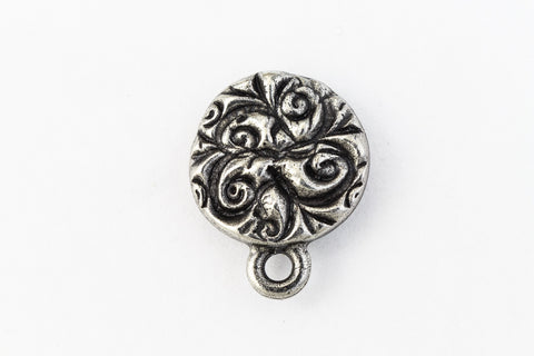 12mm Antique Pewter Tierracast Pewter Jardin Ear Post #CKA309-General Bead