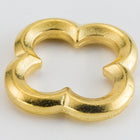 22mm Antique Gold Tierracast Pewter Quatrefoil Link (10 Pcs) #CKA425-General Bead