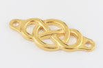 35mm Bright Gold Tierracast Infinity Centerpiece (10 Pcs) #CK488-General Bead