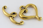 17mm Antique Gold Tierracast Pewter Jubilee Toggle Clasp #CK536-General Bead