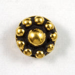 7mm Antique Gold Tierracast Flower Bead #CKB126-General Bead