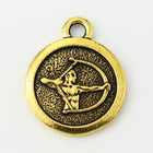 19mm Antique Gold Tierracast Pewter Sagittarius Charm #CKB228-General Bead