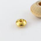 6mm Bright Gold Tierracast Pewter Bead Aligner for 2mm Hole #CKB322-General Bead