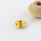 6mm Bright Gold Tierracast Pewter Bead Aligner for 2mm Hole #CKB322-General Bead