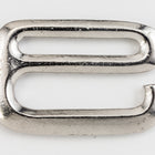 3/4" Rhodium Tierracast E Hook Clasp #CKB415-General Bead