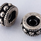 6mm Antique Silver TierraCast Rococo Round Bead (20 Pcs) #CK664-General Bead
