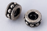 6mm Antique Silver TierraCast Rococo Round Bead (20 Pcs) #CK664-General Bead