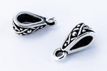 13mm Antique Silver TierraCast Pewter Legend Bail (20 Pcs) #CK688-General Bead