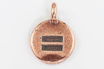 17mm Antique Copper Tierracast Equality Charm #CK619-General Bead