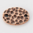 13mm Antique Copper Tierracast Hammered Oval Link #CKD429-General Bead