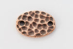 13mm Antique Copper Tierracast Hammered Oval Link #CKD429-General Bead