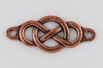 35mm Antique Copper Tierracast Infinity Centerpiece (10 Pcs) #CK488-General Bead