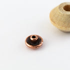 6mm Antique Copper Tierracast Pewter Bead Aligner for 2mm Hole #CKE322-General Bead