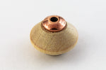 6mm Antique Copper Tierracast Pewter Bead Aligner for 2mm Hole #CKE322-General Bead