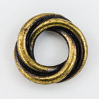 8mm Antique Brass Tierracast Twisted Spacer Bead (35 Pieces) #CKE265-General Bead