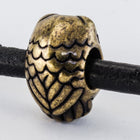 12mm Antique Brass Tierracast Owl Bead (10 Pcs) #CKE411-General Bead