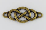 35mm Antique Brass Tierracast Infinity Centerpiece (10 Pcs) #CK488-General Bead