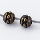 8/0 Antique Brass TierraCast Beaded Seed Bead Heishi (100 Pcs) #CK774-General Bead