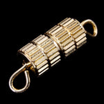 17mm Gold Barrel Clasp #CLA004-General Bead