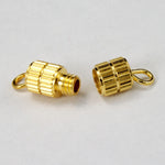 17mm Gold Barrel Clasp #CLA004-General Bead