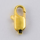 10mm x 4mm Bright Gold Rectangular Lobster Clasp #CLA184-General Bead