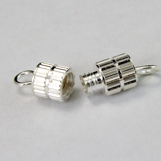 17mm Silver Barrel Clasp CLB004