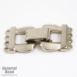 34mm Silver Tone Fold-Over Clasp Set #CLB082-General Bead