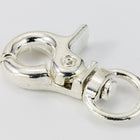 30mm x 18mm Bright Silver Swivel Clasp #CLB166-General Bead