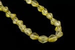 5mm Pale Yellow Three Sided Pinch Bead (30 Pcs) #CPB003-General Bead