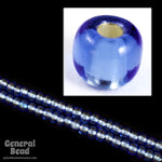5/0 Silver Lined Sapphire Czech Seed Bead (40 Gm) #CSA057-General Bead